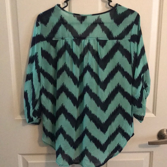 4 for $20 Chevron Blouse - Picture 2 of 2
